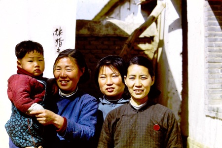 Members of a village family