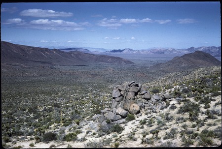 View from summit, 1.5 miles east of base of Portezuelo de Jamau looking north