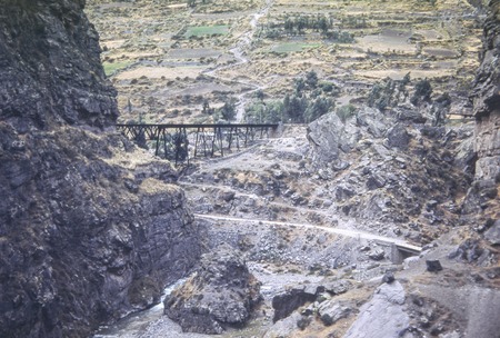 Railroad Bridge in Rimac Valley, Peru