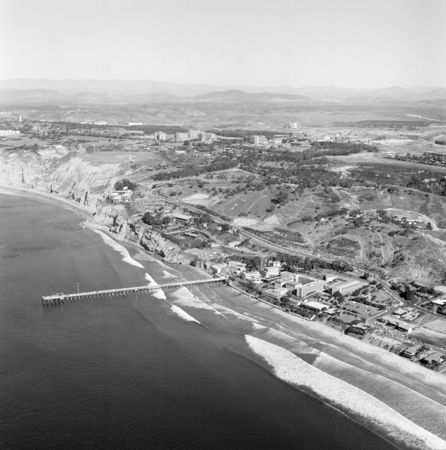 Aerial view of Scripps Institution of Oceanography and UC San Diego Camps (facing north)