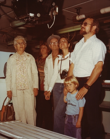 San Pedro Portcall, September 25, 1978 [Family touring Glomar Challenger]