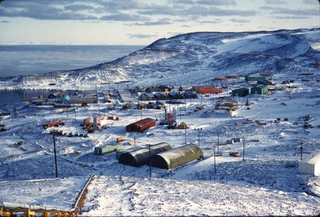 McMurdo Station, Ross Island, Antarctica. October 1964