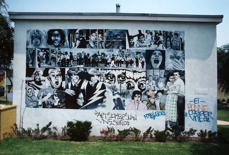 Estrada Courts: Moratorium: The Black and White Mural