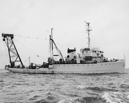 R/V Spencer F. Baird at sea during the Capricorn Expedition
