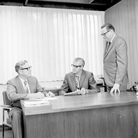 Roy Greaves, Willis (Wic) Bergeson, and George Matson, Purchasing Department, UC San Diego