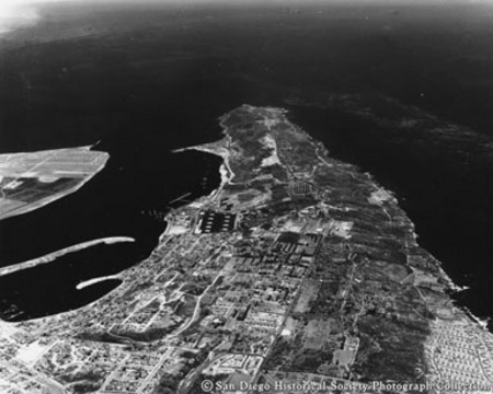 Aerial view of Point Loma