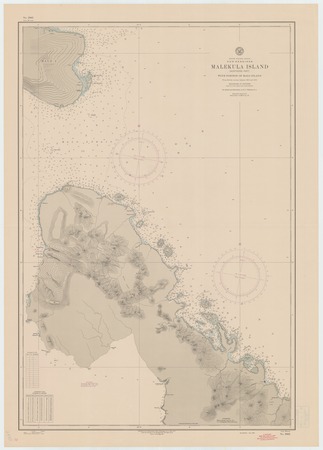 South Pacific Ocean : New Hebrides : Malekula Island (northern part) with portion of Malo Island
