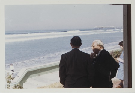 Leo Szilard and Jonas Salk at La Jolla – 1