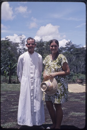 Western Highlands: Catholic missionary, Father Joe Fitzgibbon with Dona Hutchins