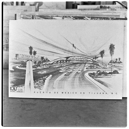 Artist's rendering of the Puerta de México en Tijuana | Library Digital  Collections | UC San Diego Library