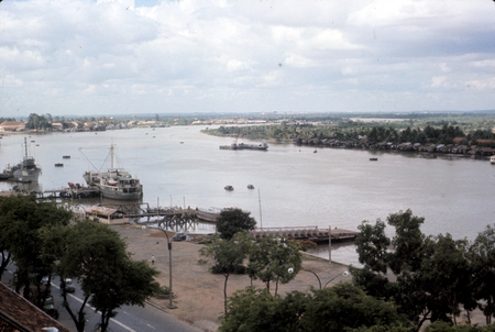 Looking northeast from Majestic Hotel across Saigon River