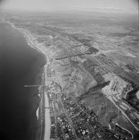 Aerial view of UC San Diego campus, Scripps Institution of Oceanography, and La Jolla