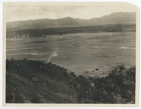 View of Warner&#39;s Ranch and valley
