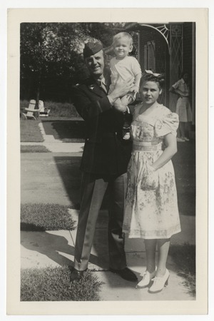 Eugene and Claire Fletcher with son, Eugene Jr.
