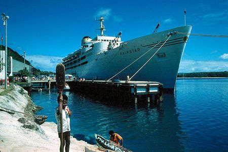 TSS Fairstar Cruise Ship in 1982
