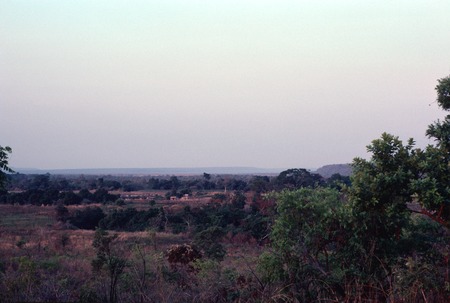 Landscape of Nsama village from viewpoint of Paul Nsama&#39;s compound