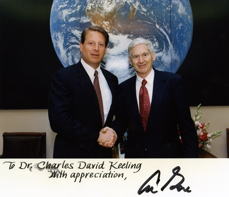 Charles D. Keeling and Vice President Albert Gore