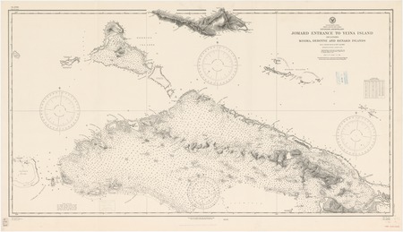 South Pacific Ocean : Papua (British New Guinea) : Louisiade Archipelago : Jomard Entrance to Yeina Island including Misim...