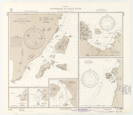 Indonesia : anchorages in Selat Sunda