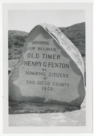 Henry G. Fenton monument