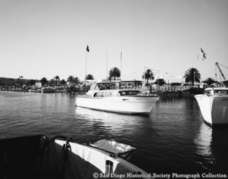 Sportfishing boats at San Diego&#39;s Marlin Club