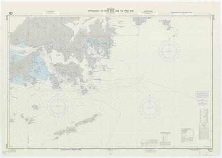 Asia : South China Sea : China south coast : approaches to Hong Kong and Tai Pang Wan (Mirs Bay)