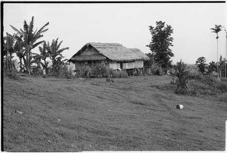 Sengru-Sengru, Wanuma Census Division: large house and grassy slope