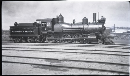 SD&amp;A locomotive 11 at 10th Street