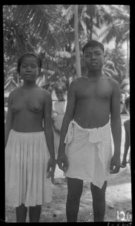 Young people on Marakei, Kiribati