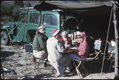 The Kenslers in camp near Portezuelo de Jamau