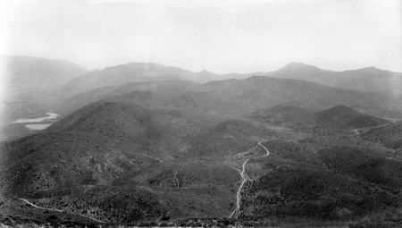 Mountains south of the Santo Tomás Valley, left, facing southeast