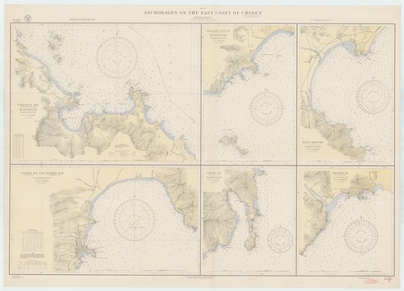 Asia : anchorages on the west coast of Chosen (Korea)