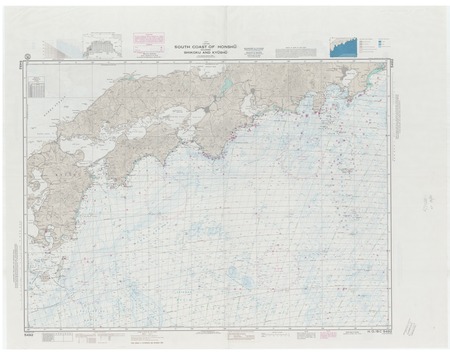 Asia : Japan : south coast of Honshu including Shikoku and Kyushu