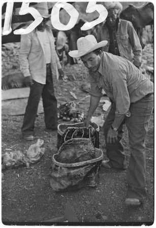 Packing up gear in the Rancho San Martín area