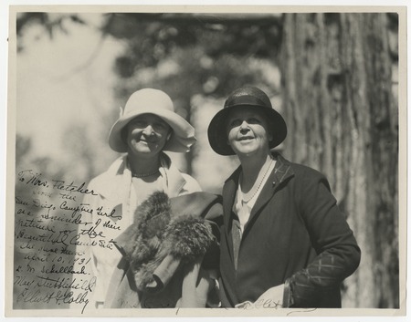 Mary Fletcher and Mrs. Grey, Pine Hills, California
