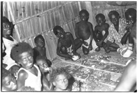 Children at a feast