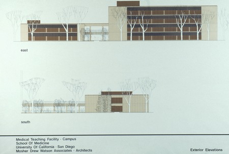 Medical Teaching Facility: exterior elevations