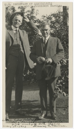 Ed Fletcher and Henry Cantwell &quot;Harry&quot; Wallace