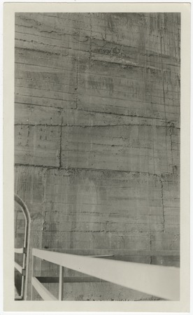 Concrete wall at Henshaw Dam