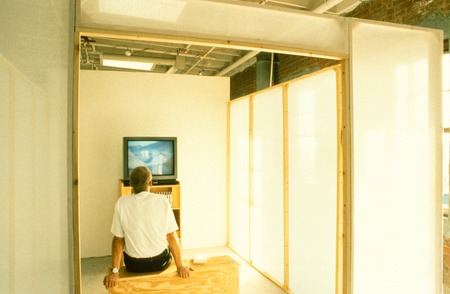 30 Years 21 Minutes 17 Tapes: video viewing booth