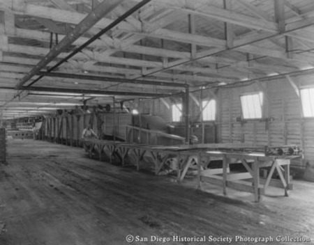 Interior view of Neptune Sea Food Company cannery