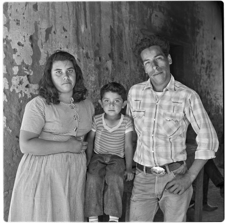 Alfredo Gaxiola, wife and son (Adan) at Rancho Compostela