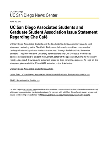 uc san diego supplemental essays