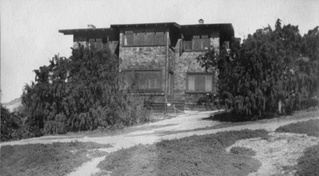 South view of the house [Scripps Institution of Oceanography Cottage T-16, Director&#39;s House]