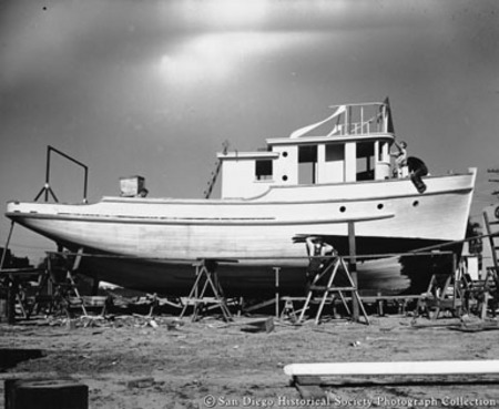 Boat construction at Chaffee Machine Company