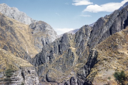 Barren Andes in Rimac Valley