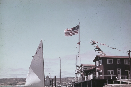 San Diego Yacht Club, where vessels from Scripps Institution of Oceanography were moored in the 1930&#39;s. 1938.