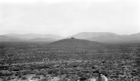 A tilted hillock on the upper San Antonio plain, facing south