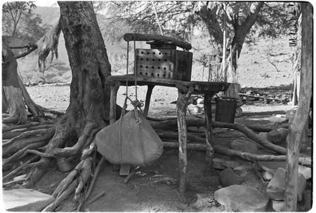 Cheese press at Rancho San Martín