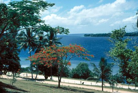 View from British Paddock, Santo Town